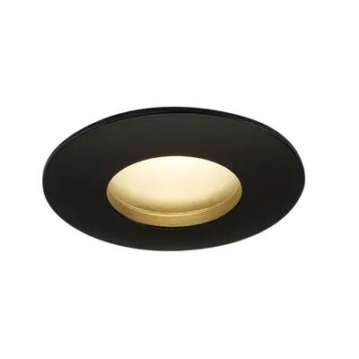 Spot incastrat, OUT 65 Ceiling lights, black outdoor recessed ceiling light, LED, 3000K, round, black, 38°, 12W, incl. driver