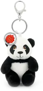 Breloc de pluș Keel Toys Keeleco – Panda, 12 cm
