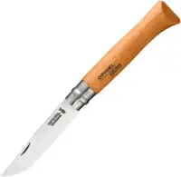 Cuțit pliabil Opinel Carbone - №12, fag