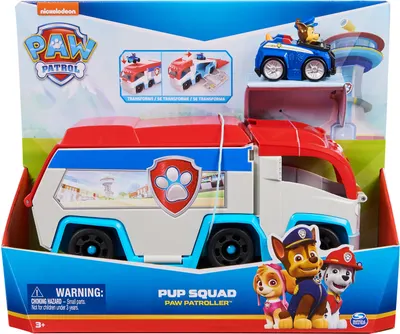 Set joc Spin Master Paw Patrol - Echipă de căței cu vehicul