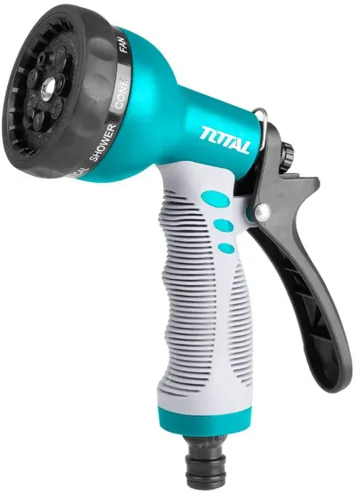 Pistol de stropit TOTAL - ABS, 9 fluxuri