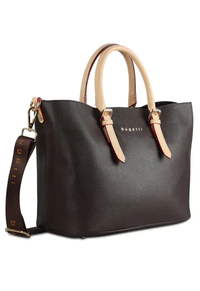 Geanta dama - seria Ella - shopper - maro