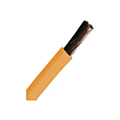 Conductor flexibil cu izolaţie din PVC H07V-K 4mm² orange