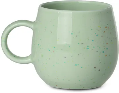 Cană Estia - Speckle Pop, 480 ml, verde