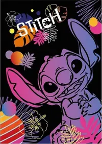 Caiet Cool Pack Disney - Stitch Black, A4, 60 foi, rânduri largi