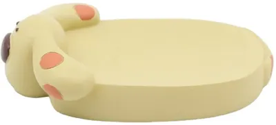 Suport pentru săpun de copii Inter Ceramic - Cat and Dog, 13.5 x 9.5 cm