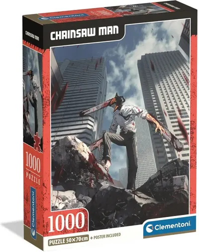 Puzzle Clementoni din 1000 piese - Chainsaw Man