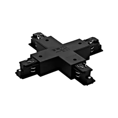 3-phase X-connector black surface Plastic