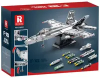Constructor Reobrix - Avion F-18 Strike Fighter Hornet, 1387 piese