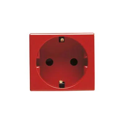 Priza schuko rosie 2 module 16a