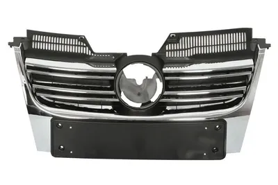 Grila radiator potrivit VW GOLF 5, JETTA III 1.4-3.2 2003-2010 pana in 2010 - (pentru caroserie break; salon, complet, crom/negru)