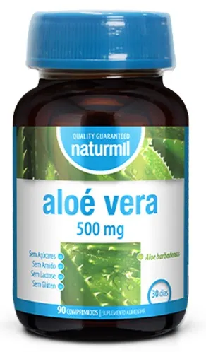 Aloe Vera, 500 mg, 90 tablete, Naturmil
