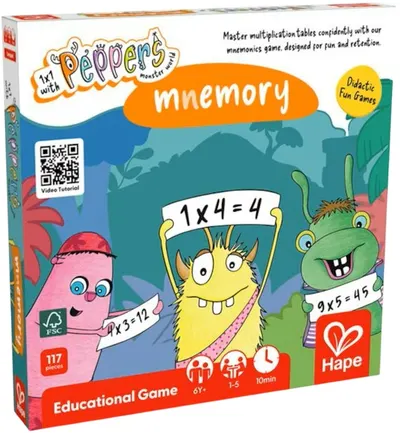 Joc de societate educativ Mnemory - Pentru copii