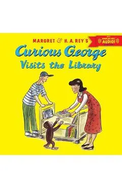 Curious George Visits the Library with Downloadable Audio