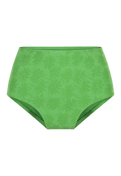 Slip hipster cu model floral 30925 - Verde