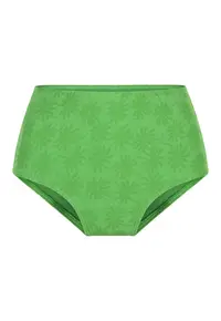 Slip hipster cu model floral 30925 - Verde