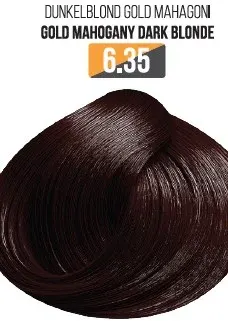 Vopsea Profesionala Fara Amoniac EVOQUE USA, Nuanta 6.35 GOLD MAHOGANI DARK BLONDE - Cu Ulei de Argan si 12 Aminoacizi, 100 ml - Evoque