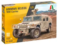 Model asamblabil Italeri Militare: Automobile -Vehicul militar american de teren HMMWV M1036 TOW Carrier