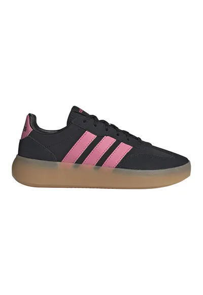 Pantofi sport Barreda Decode cu detalii din piele intoarsa - Negru/Fucsia