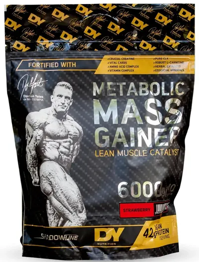 Metabolic Mass Gainer, căpșună, 6000 g, Dorian Yates Nutrition