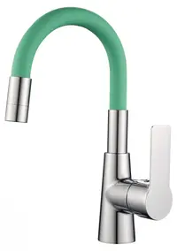 Baterie Inter Ceramic - Alisado, 124211 7113LG, cu cioc flexibil, verde deschis