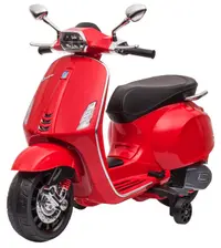 Motocicletă electrică cu baterie KikkaBoo – Licensed Vespa Sprint Racing Sixties, Red