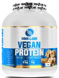 Yava Labs Vegan Protein, caramel sărat, 2000 g