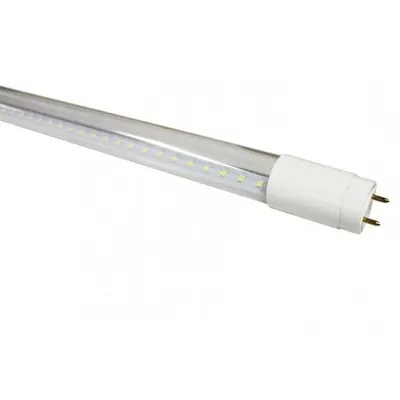 Tub LED Transparent, model T8, 9W=18W, 6400K, lumina rece, 900lm, 588 mm