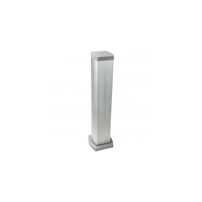 Snap-on mini-column - 4 compartimente - inaltime 0.68 m - aluminiu body and capacs - aluminiu finish