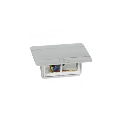 Doza pardoseala tip POP-UP - 4 module - matt aluminiu finish