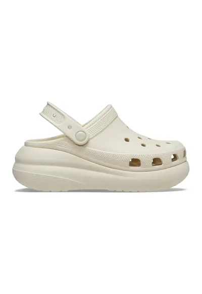Saboti slingback cu talpa wedge Crush - Alb fildes