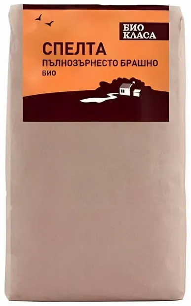 Făină de speltă organică, integrală, 1 kg, Clasă Bio