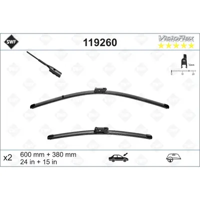 Lamela stergator SWF 119260