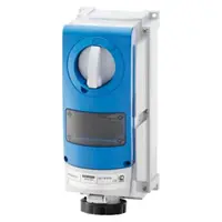Priza industriala cu interblocaj verticala - WITH BOTTOM -FOR MOUNTING MODULAR DEVICES - FOR HEAVY-DUTY USE - 3P+N+E 16A 480-500V-50/60HZ 7H-IP66
