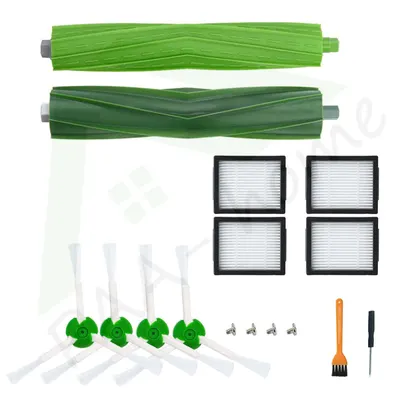 Kit accesorii PAA-home compatibile cu aspiratorul iRobot Roomba, pentru seria i5 filtru 4 buc, perie tambur 2 buc, perie laterala 4 buc