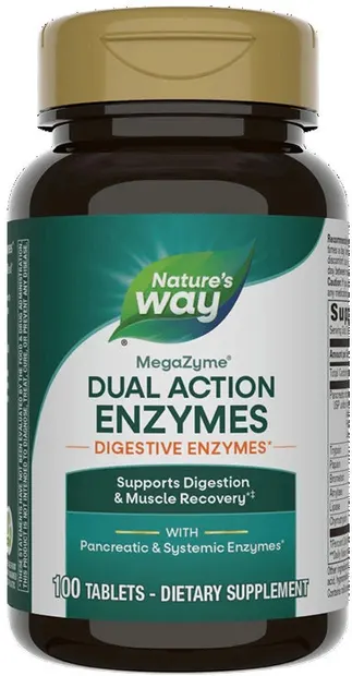 Mega-Zyme Pancreatic Enzymes, 100 tablete, Nature's Way