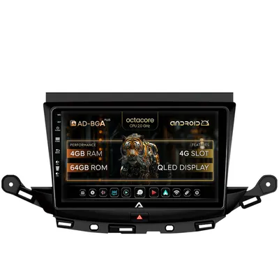 Navigatie Opel Astra K, Android, A-Octacore 4GB RAM + 64GB ROM, 9 Inch - AD-BGA9004+AD-BGRKIT251