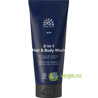 Gel de Dus 2in1 pentru Barbati pentru Par si Corp Bio 200ml