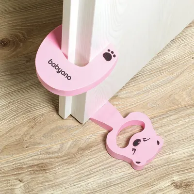 Protectie inchidere usa BabyOno roz 94701