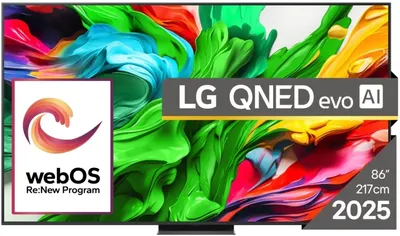 Televizor smart LG - 86QNED86A3A, 86", QNED, 4K, 120Hz, negru