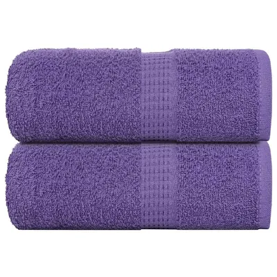 Gossi prosoape de sapun 2 buc violet 30x30 cm 360 g/m2 100% bumbac