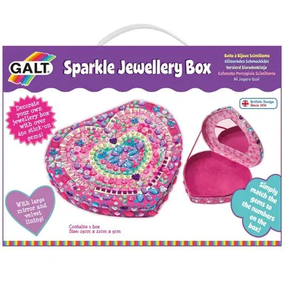 Set creativ Galt pentru decorare Galt - Cutie stralucitoare pentru bijuterii