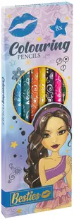 Creioane colorate Moxy Besties - 8 culori