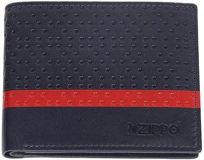 Portofel bărbătesc Zippo Navy Blue - BI-Fold