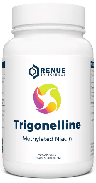 Trigonelline NAD+ booster, 250 mg, 90 capsule, Renue By Science