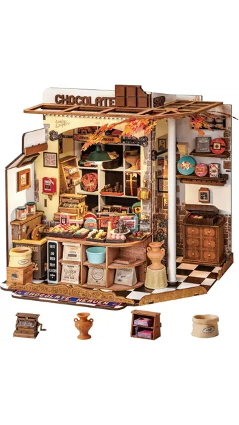 Puzzle 3D 330 piese - Casuta de ciocolata a lui Henry