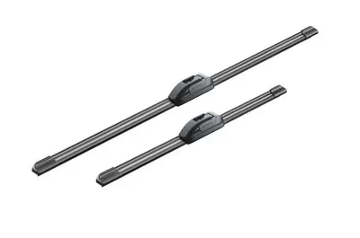 Set stergatoare parbriz BOSCH AeroTwin Retro AR612S 3397014158, lungime 600 mm, 400 mm, fara carcasa, pentru vehicule cu volan pe stanga
