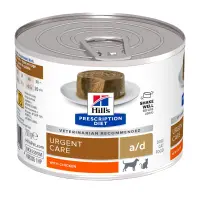 HILL'S Prescription Diet a/d Urgent Care, Pui, dietă veterinară câini și pisici, conservă hrană umedă, convalescență, 200g