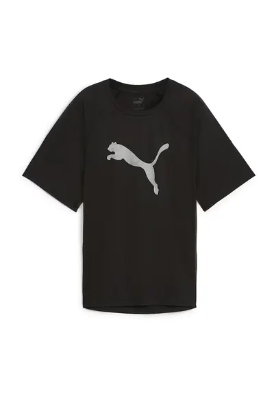 Tricou relaxed fit Evostripe - Negru