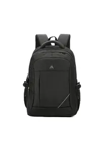 Rucsac cu buzunare multiple si compartiment pentru laptop - Negru